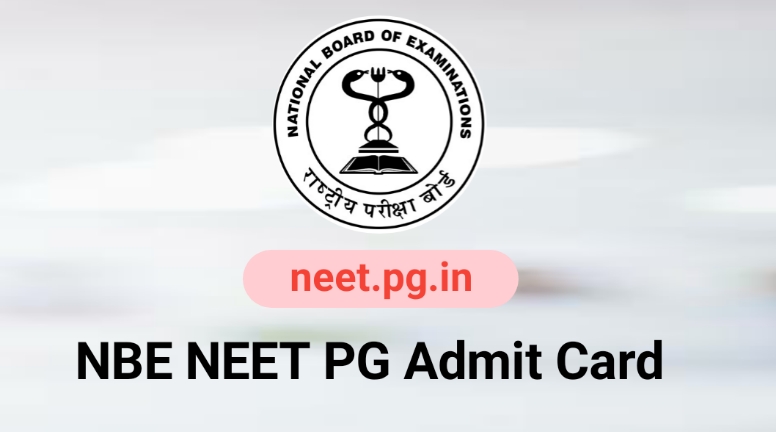 NEET PG Admit Card